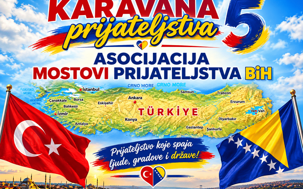 Sutra kreće peta Karavana prijateljstva – putovanje koje povezuje BiH i Tursku